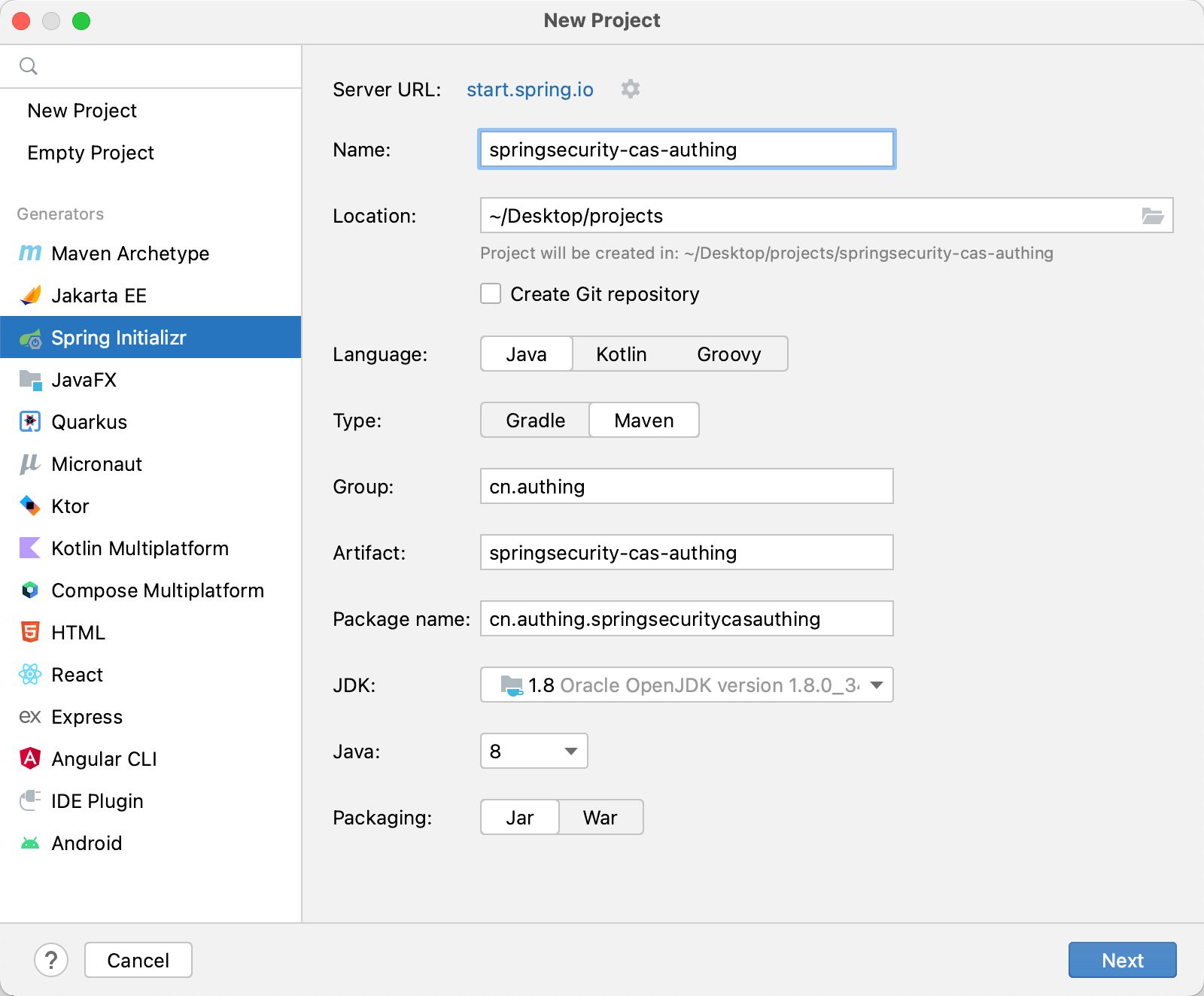Spring Cas Spring Security 集成 Authing CAS 快速开始 | Authing 文档