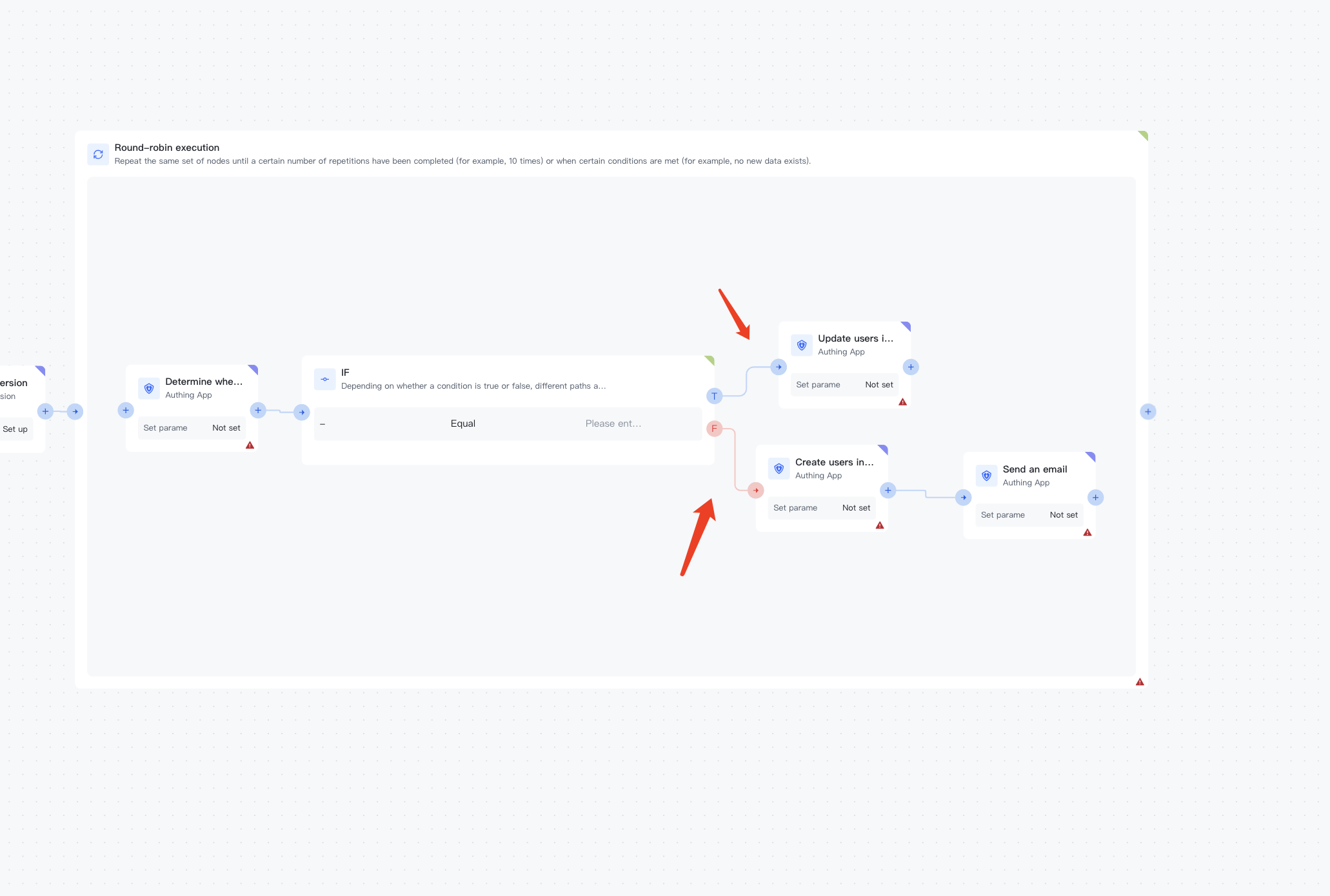 Write the first workflow | Authing Docs