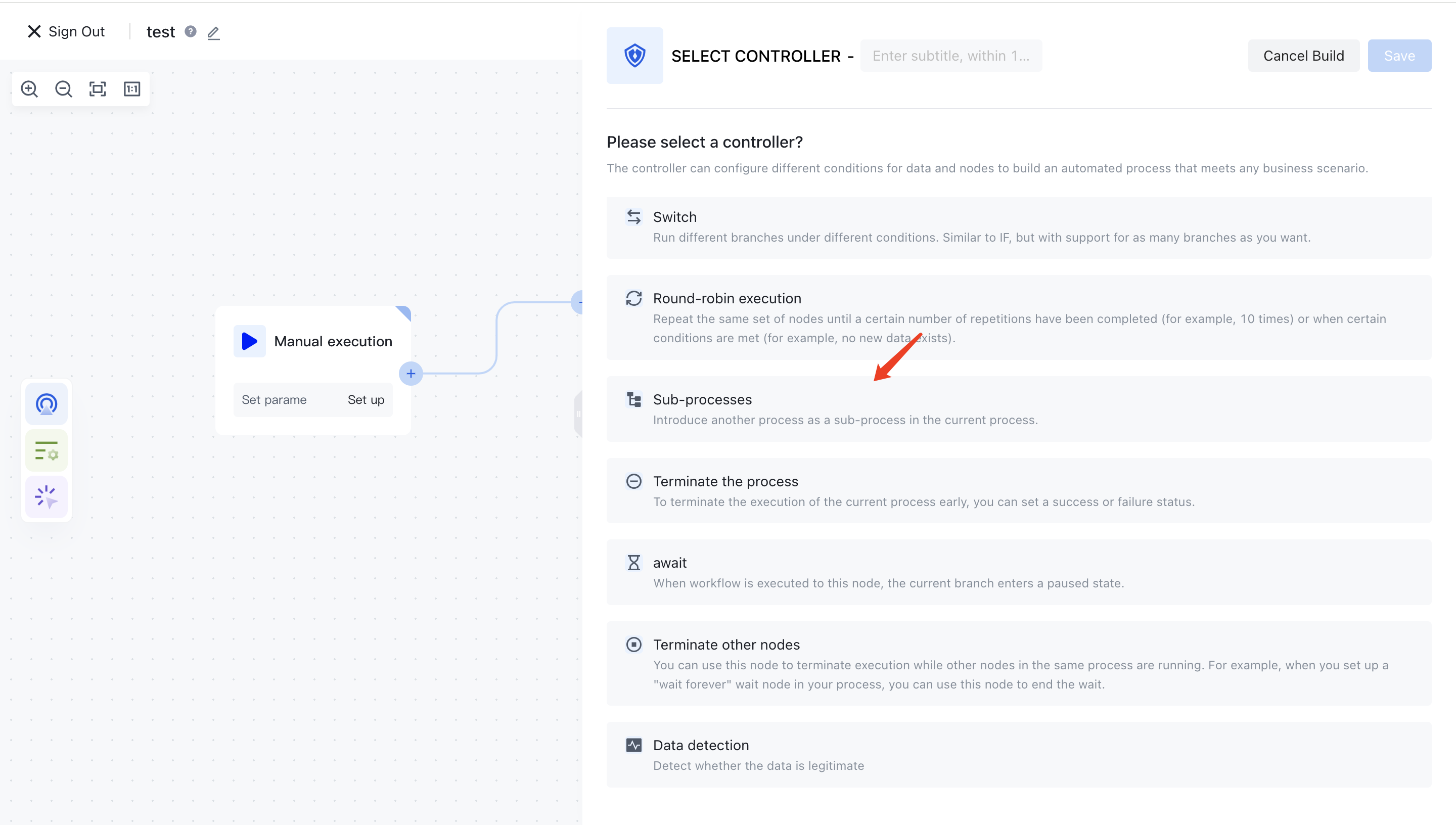 Add process control node | Authing Docs