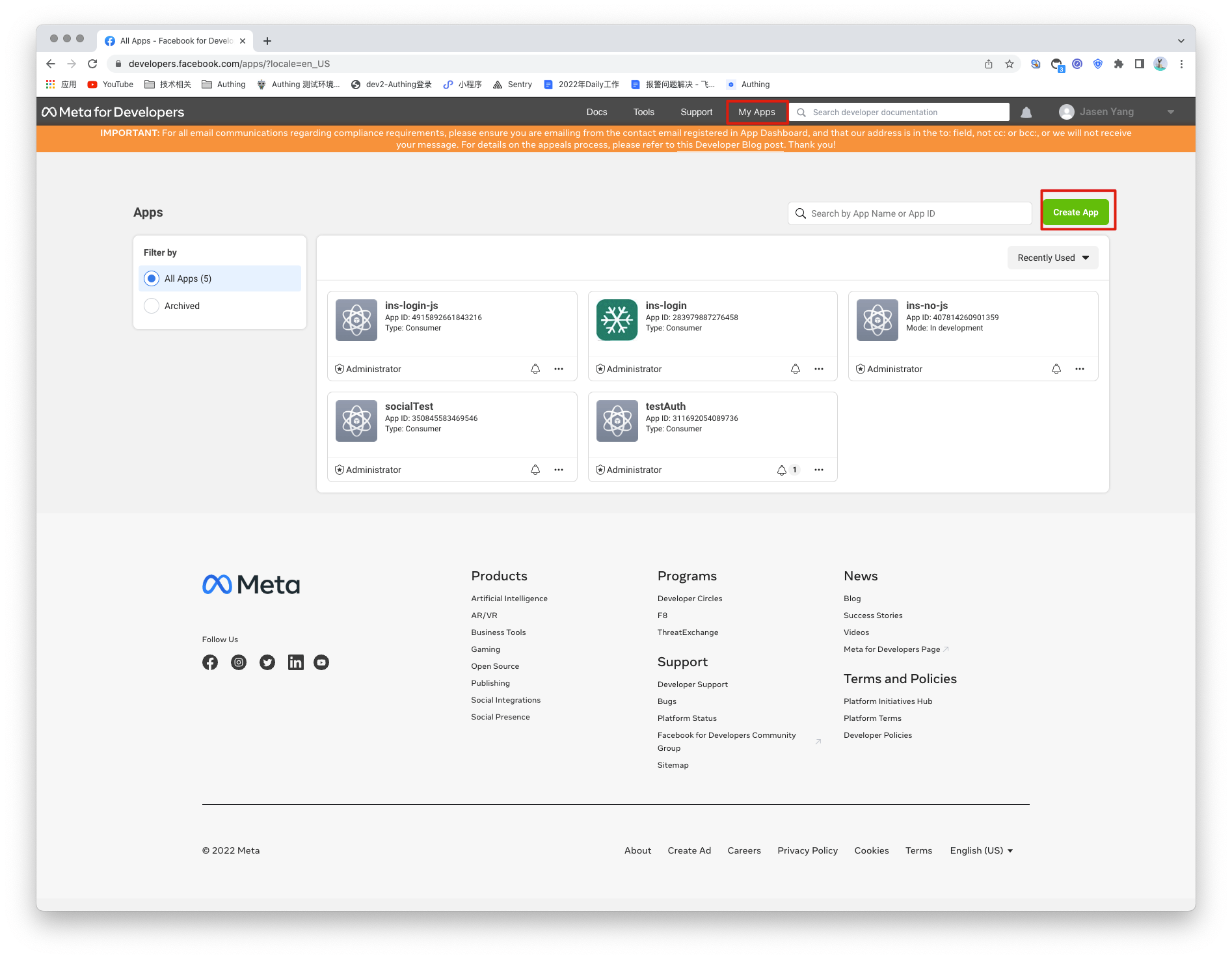 Instagram Social Login | Authing Docs
