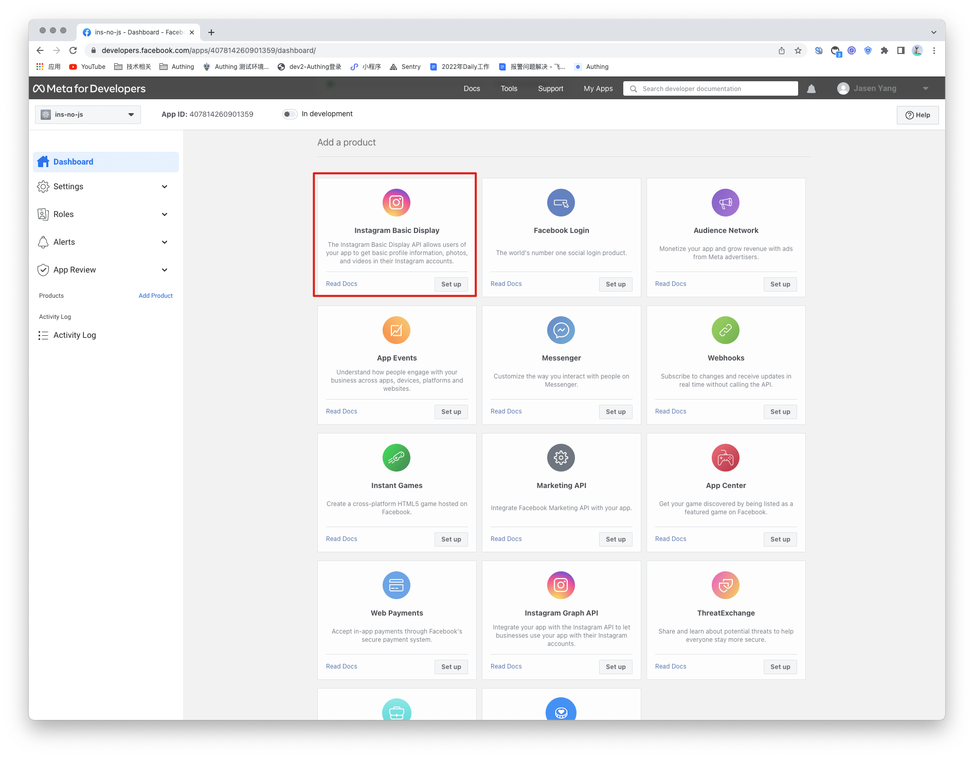 Instagram Social Login | Authing Docs